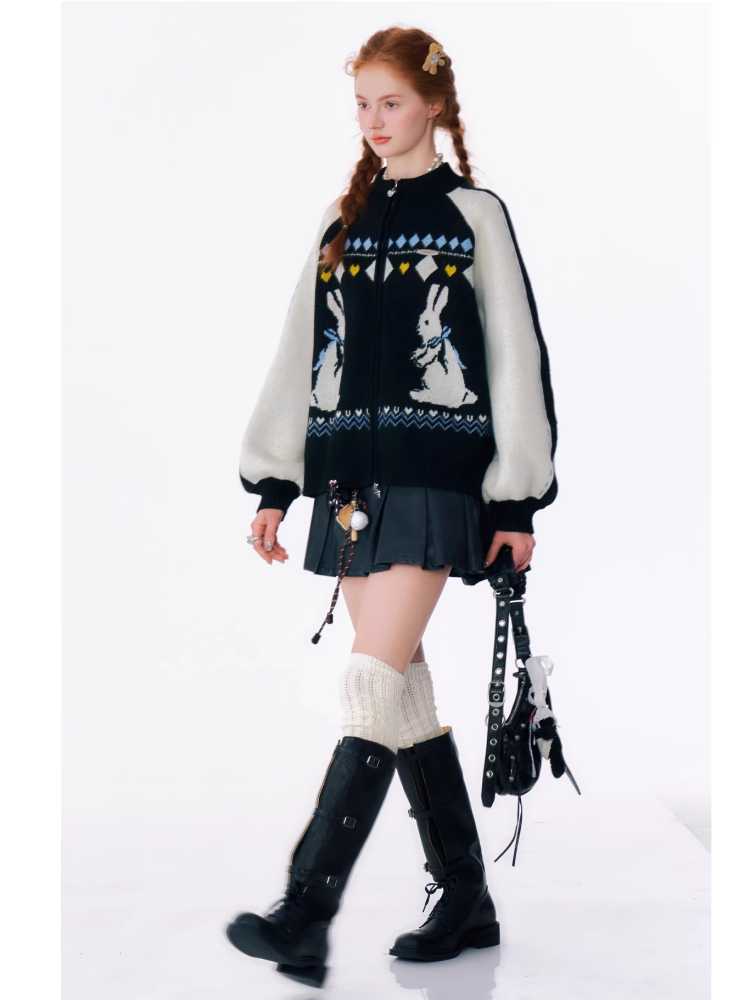 Retro design zipper jacket【s0000010161】