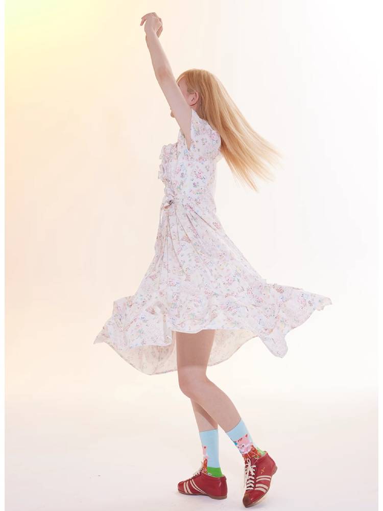 Animal print dress【s0000009058】