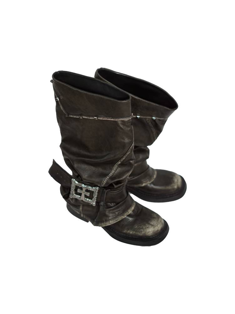 Leather Long Boots【s0000011449】