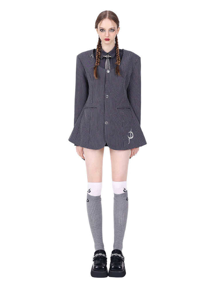 Metal necktie【s0000007685】