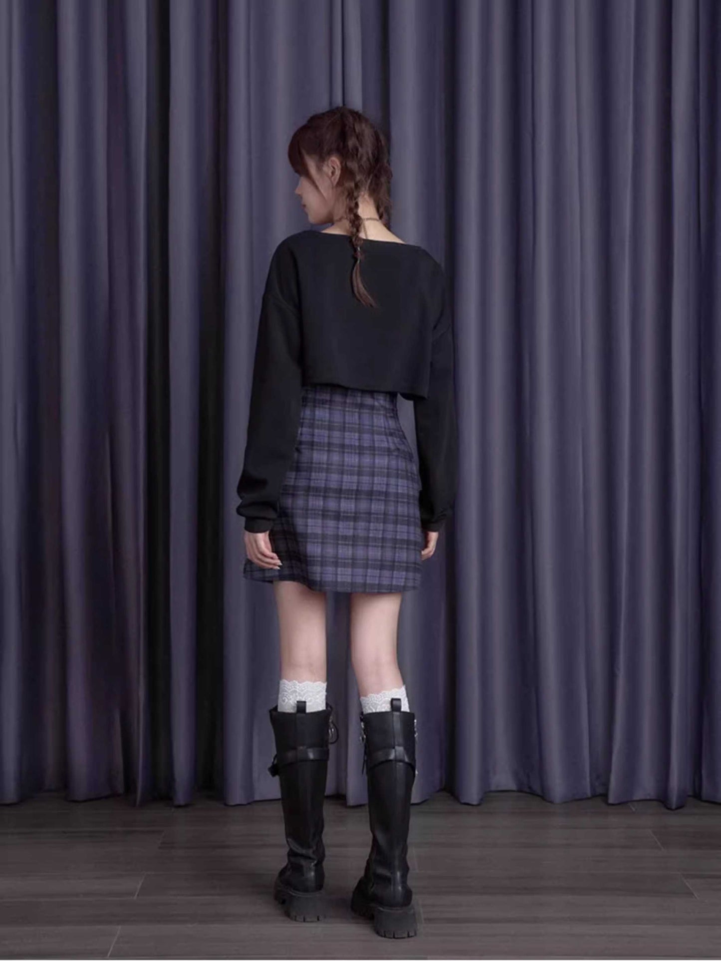 Plaid dress set【s0000010668】