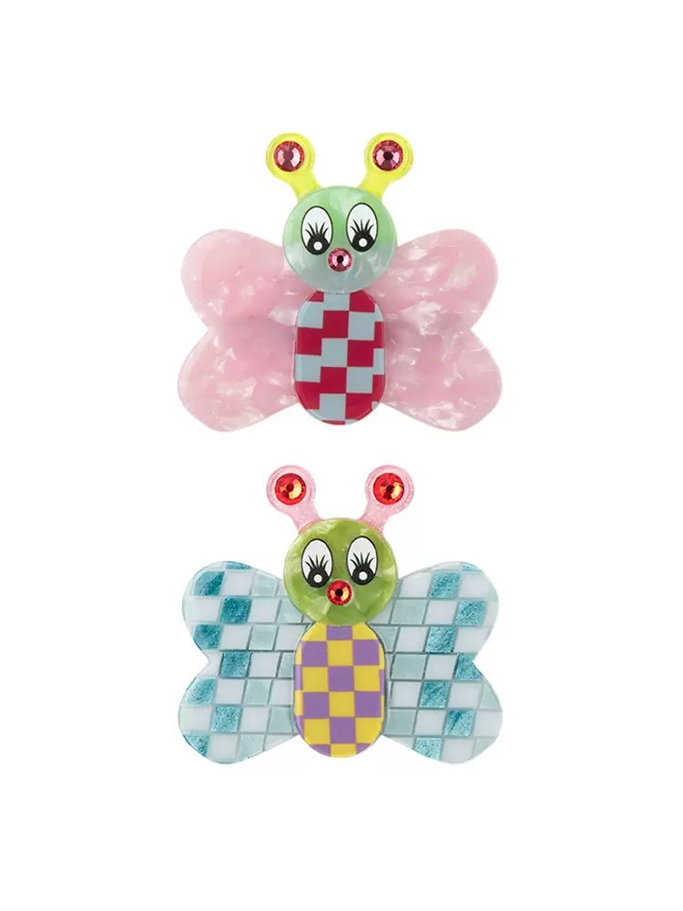 Cute plaid hairpin【s0000008715】