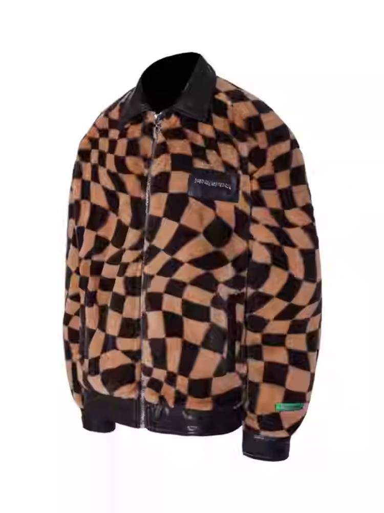 느슨하고 세련된 모피 코트 coat S0000011528】