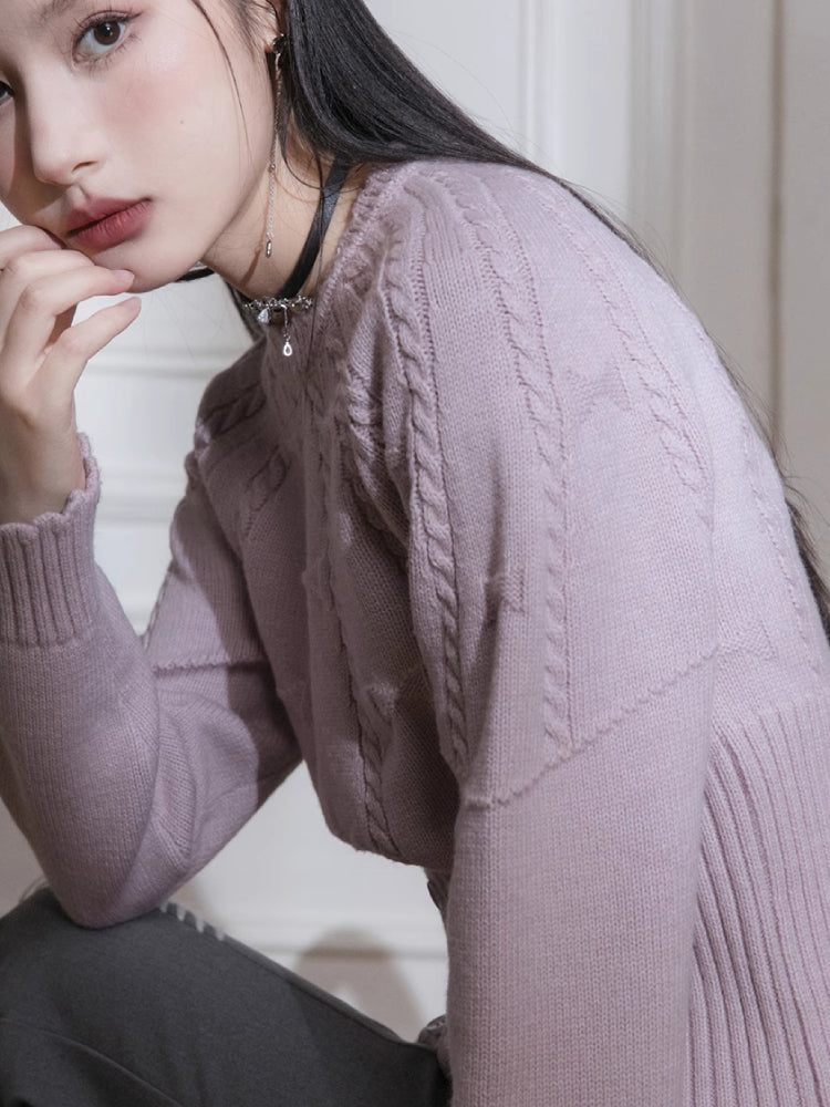 Slim waist sweater【s0000005821】