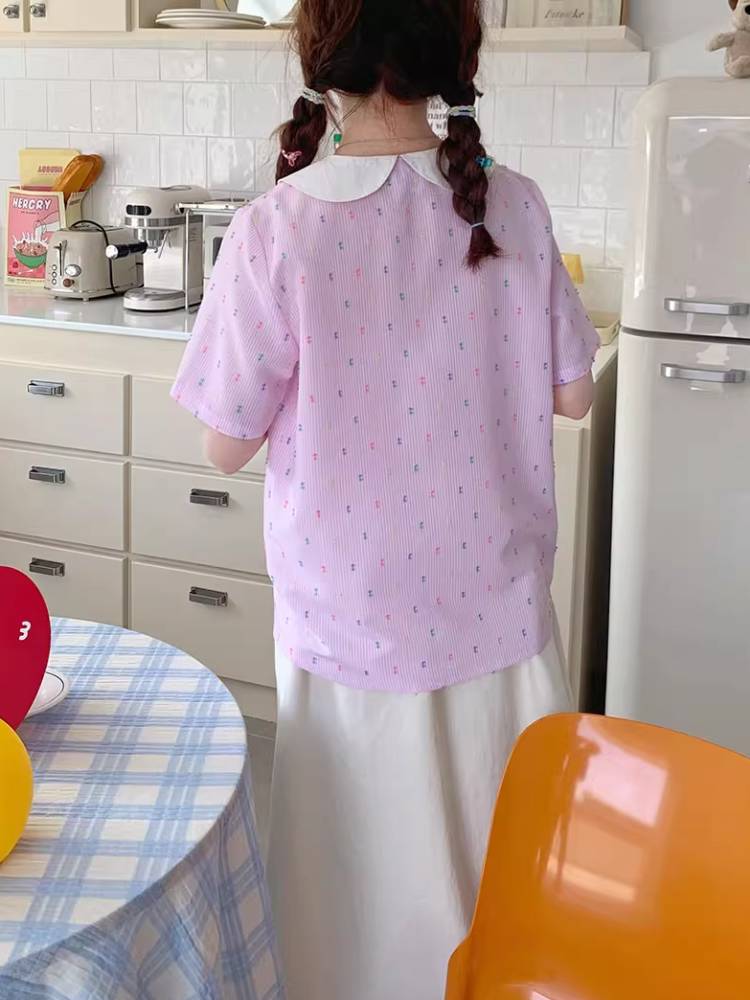 Casual short sleeve shirt【s0000008460】