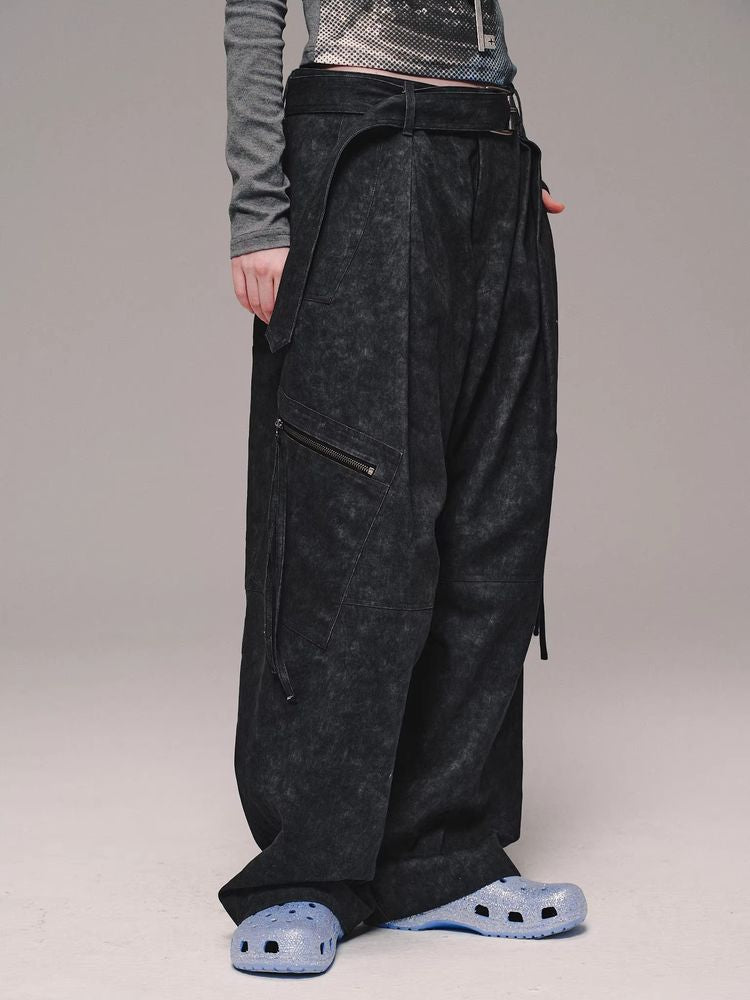 Wide leg casual pants【s0000011463】