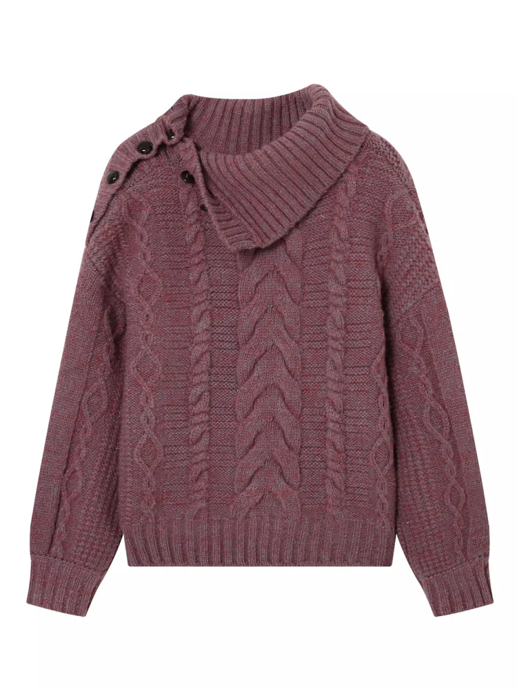 Loose wool sweater【s0000006561】