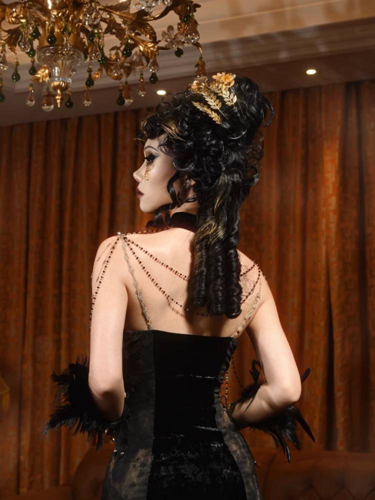 Slim fit sexy suspender dress【s0000009550】