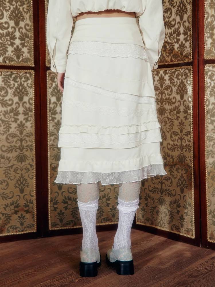 Multilayer cake skirt【s0000008017】