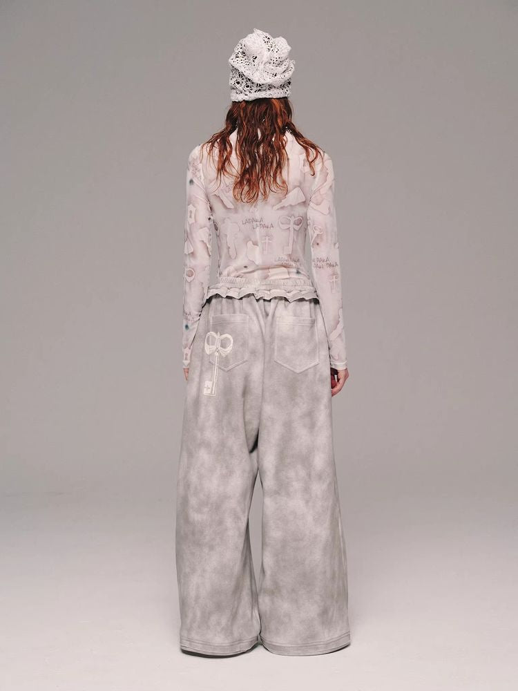 Slim fit mesh T-shirt【s0000010131】