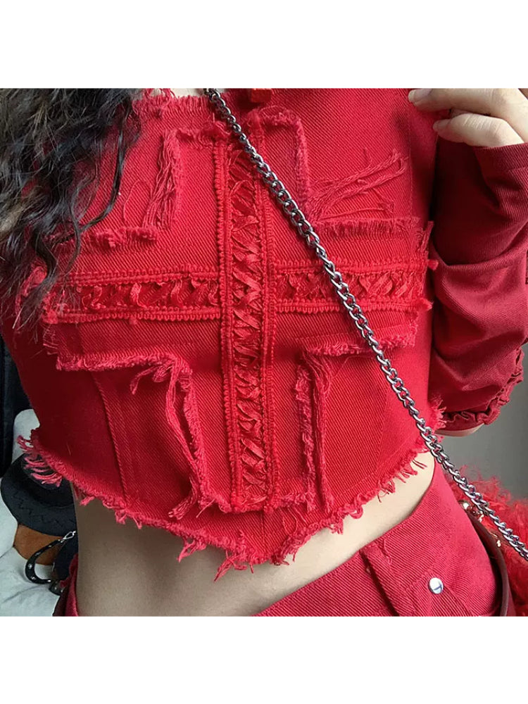 Hot girl cross vest【s0000006232】