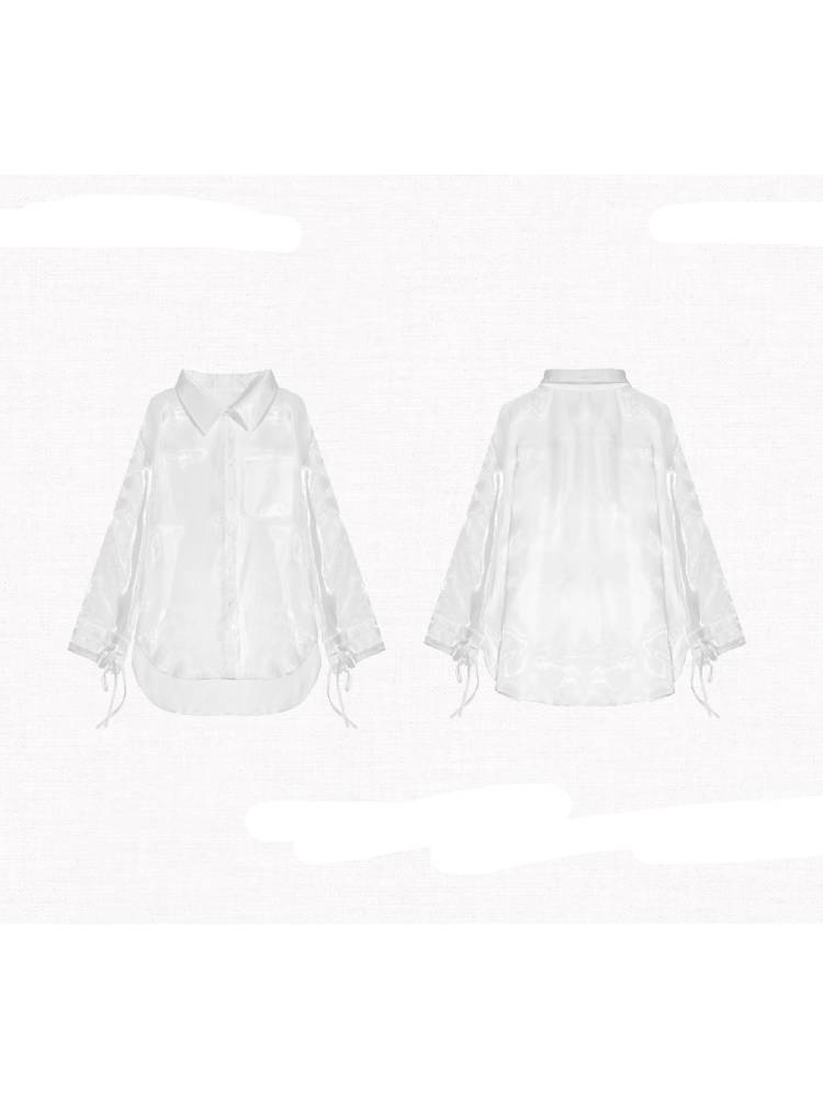 Transparent sunscreen shirt【s0000009226】