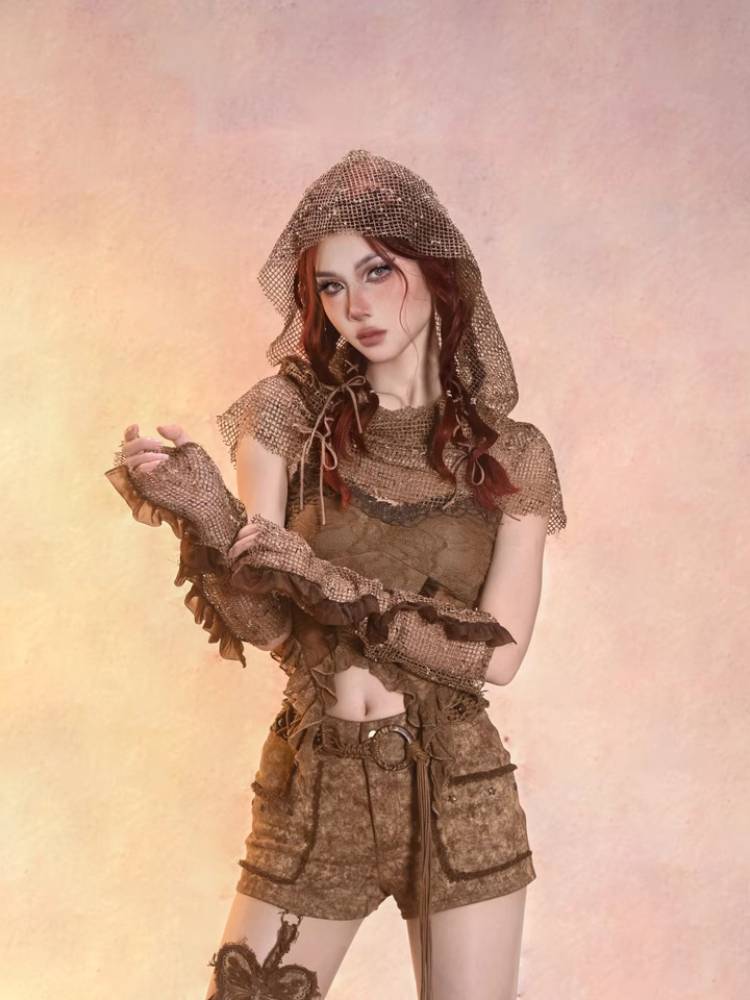 Hot girl hood scarf【s0000009557】