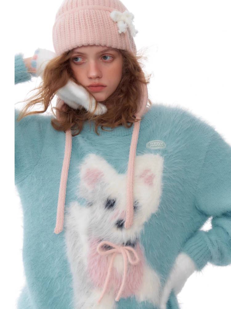 Retro design dog sweater【s0000011058】