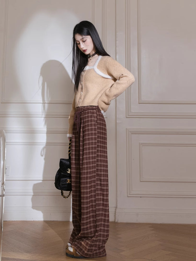 Wool soft fake two-piece sweater【s0000005784】