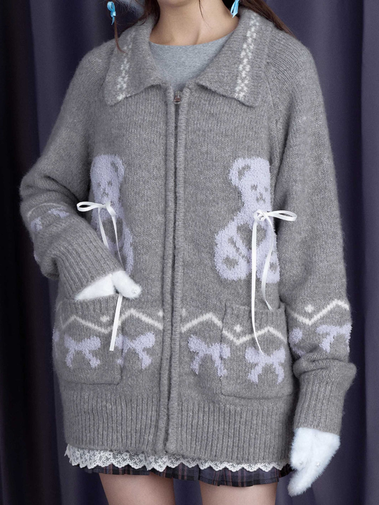 Bear loose sweater【s0000010665】