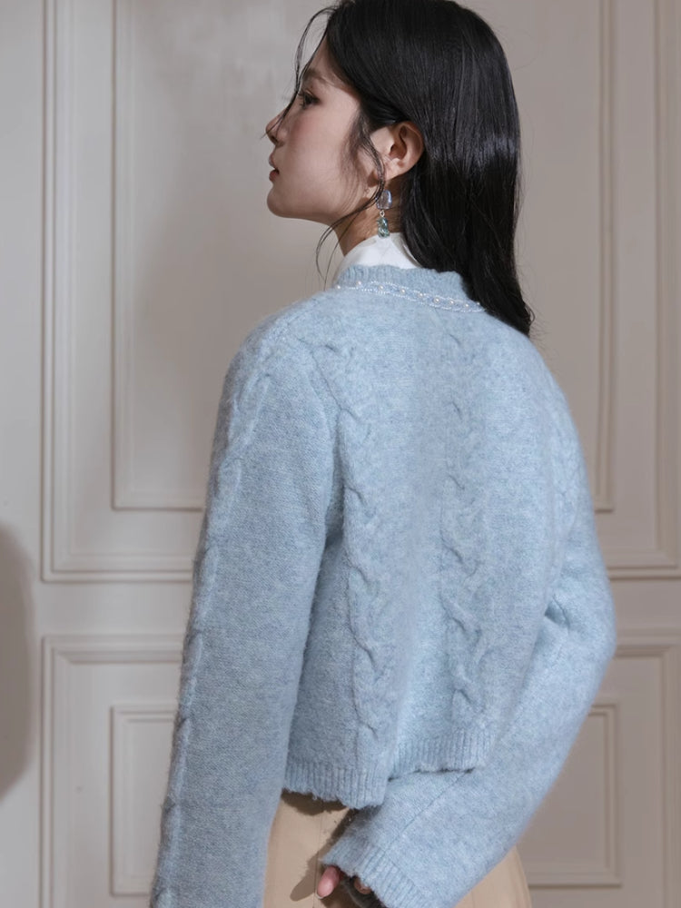 Patchwork pullover sweater【s0000007216】