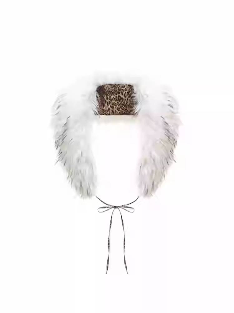 Winter fur shawl【s0000011409】