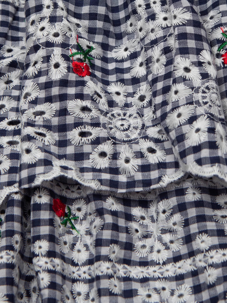 Embroidered doll style dress【s0000006879】