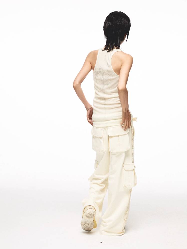 Back print camisole【s0000008444】