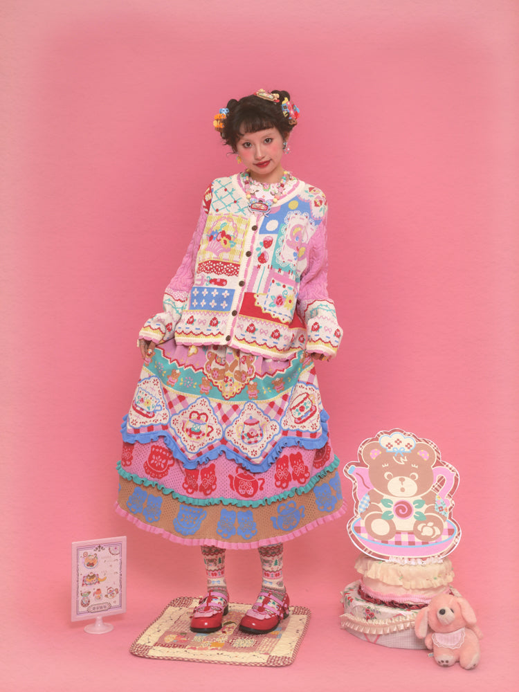 Peplum Knit Cardigan【s0000011330】