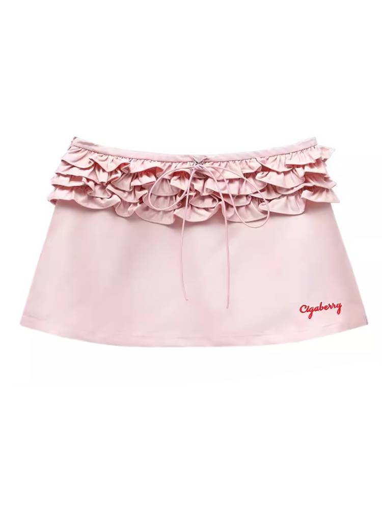 Waist short skirt【s0000008435】