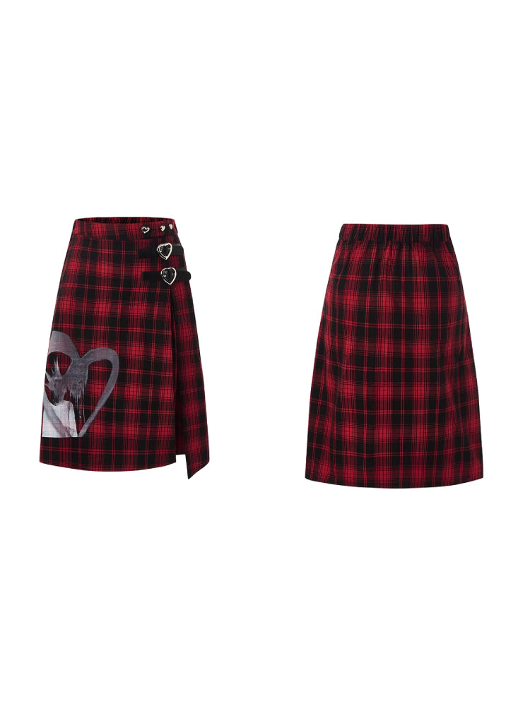 Plaid punk skirt【s0000006997】