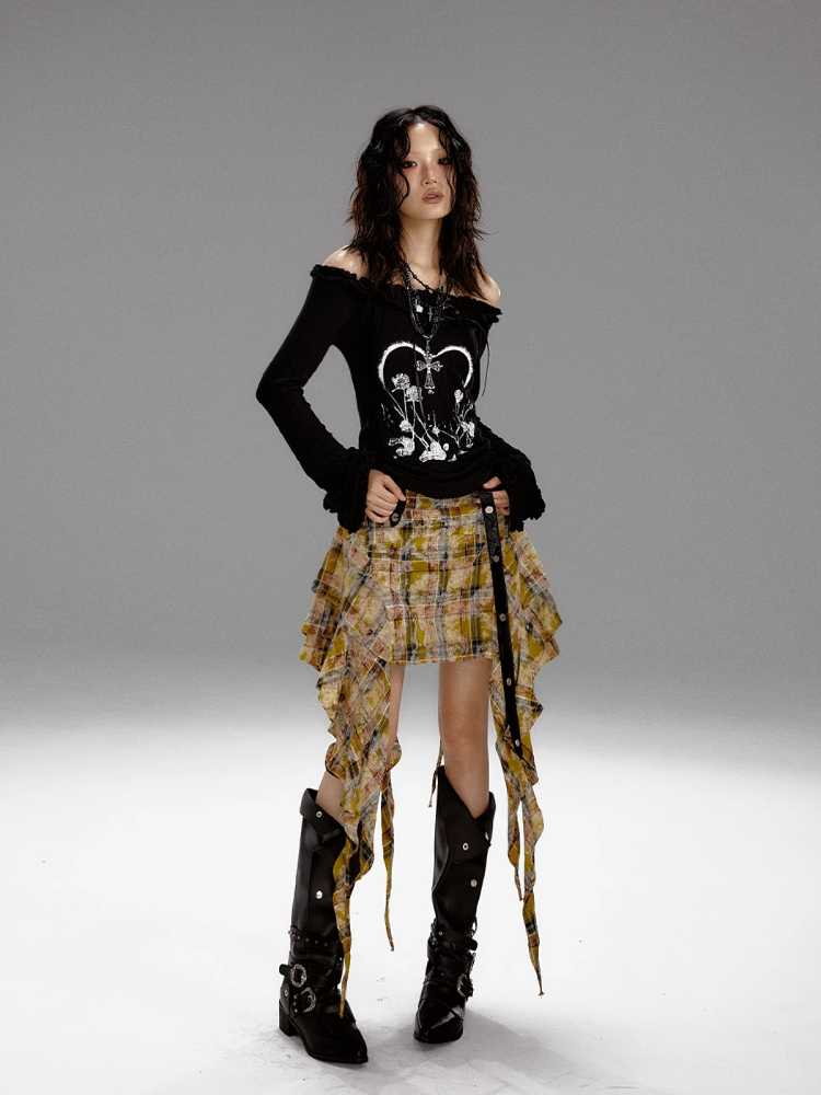 Slim fit printed sweater【s0000010300】