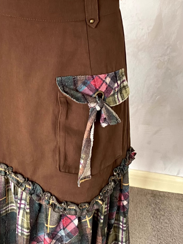 Retro a-line skirt【s0000006555】