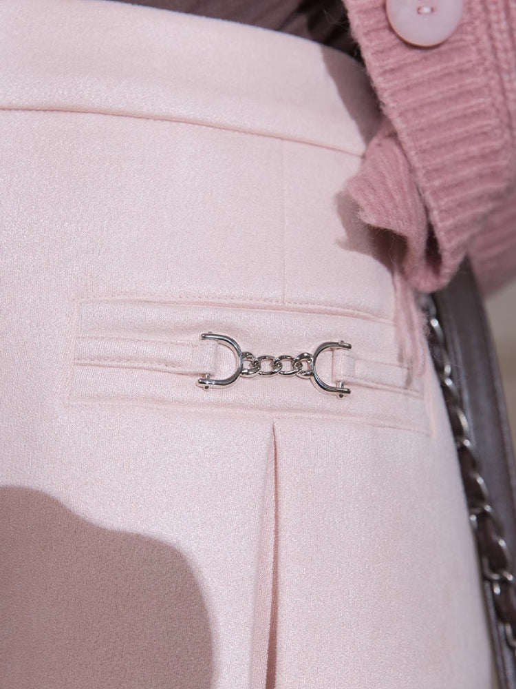 Suede lamb wool jacket+skirt set【s0000005813】