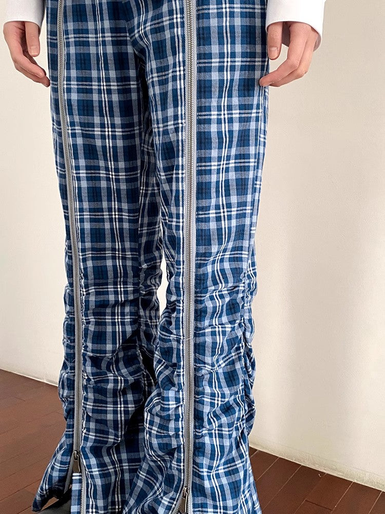 Chemical girl plaid flare pants【s0000011556】
