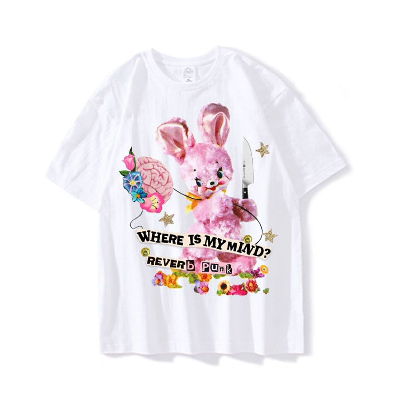 Whimsical Bear Mini-Figure Punk T-Shirt【s0000013930】