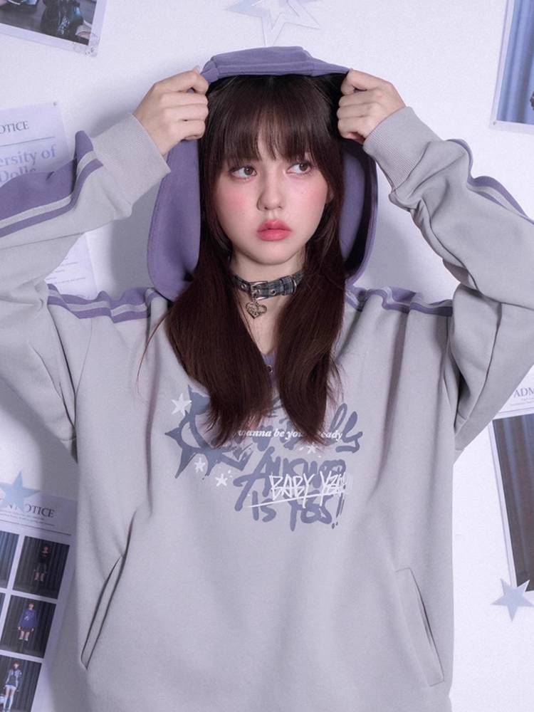 Hooded V-neck sweater【s0000011291】