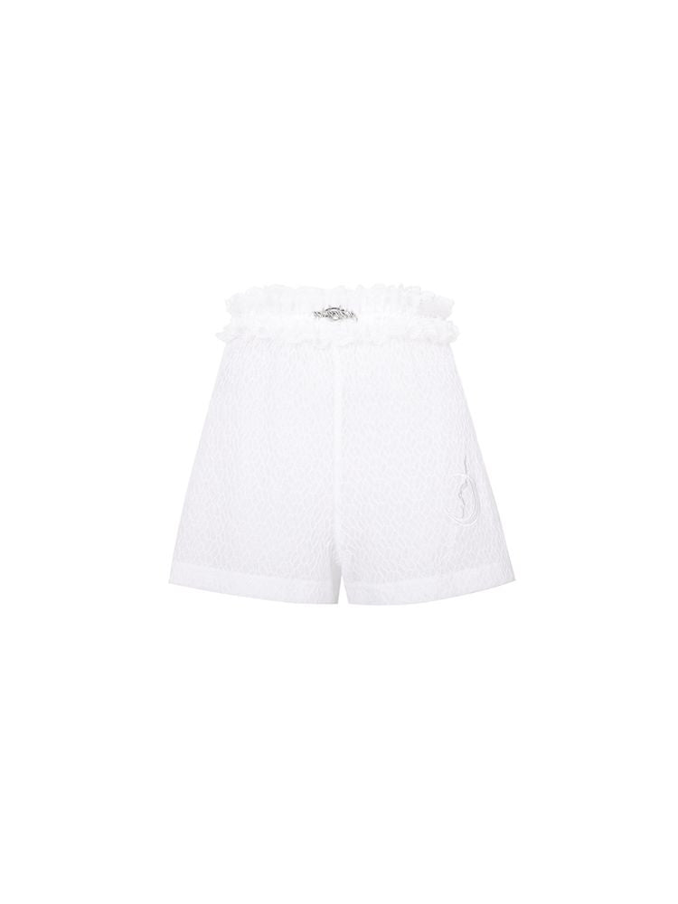 Lace layered shorts【s0000008701】