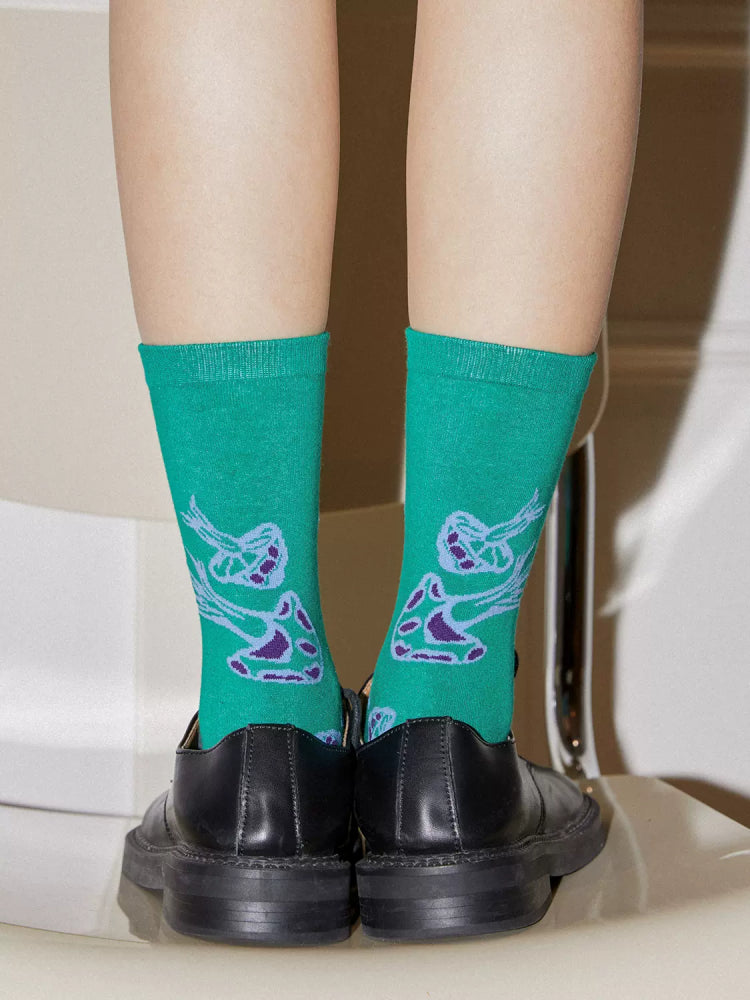 Mushroom pattern women's socks【s0000006546】
