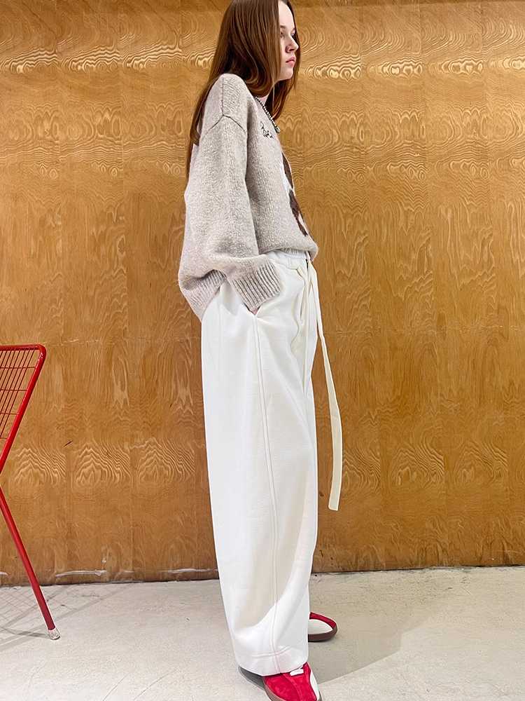 Double belt casual pants【s0000010818】