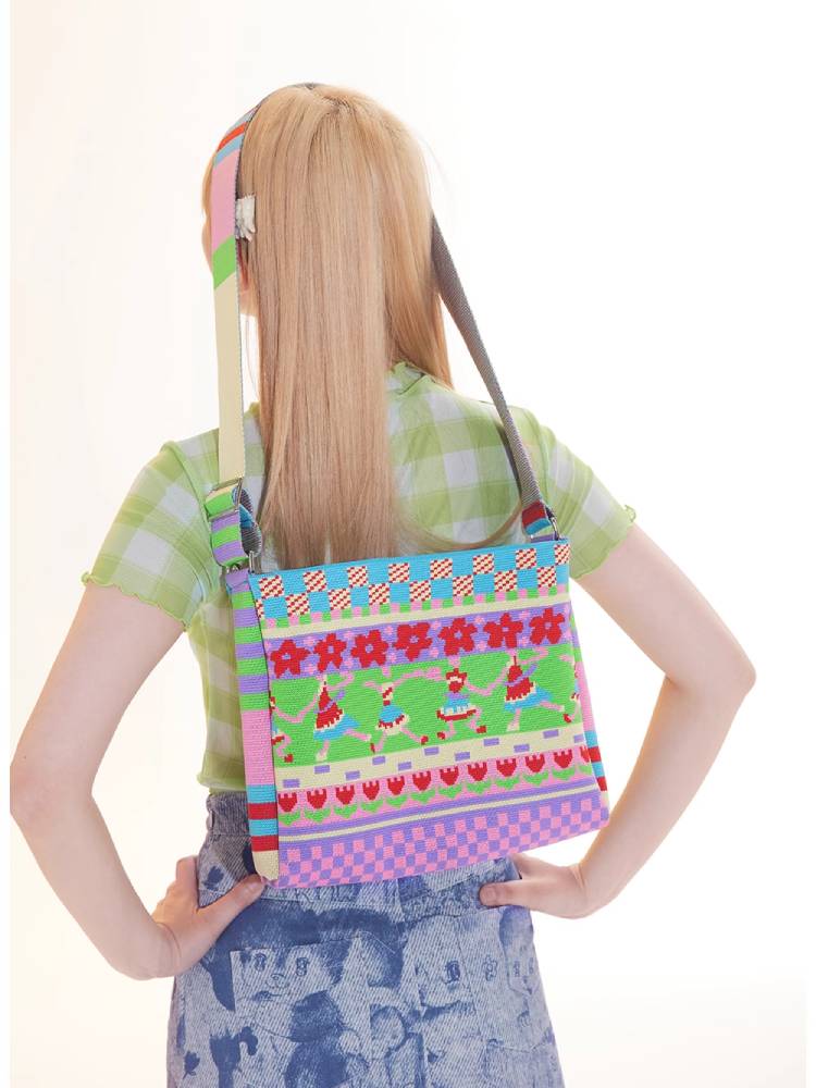 Colorful shoulder bag【s0000009050】