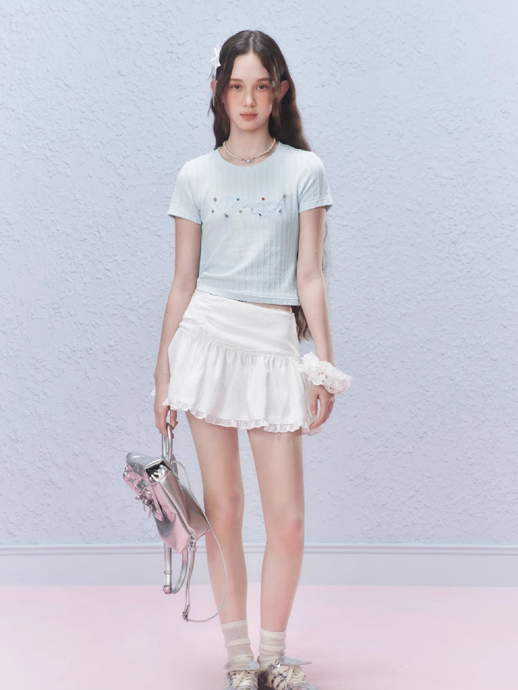 Round neck short sleeve T-shirt【s0000007422】