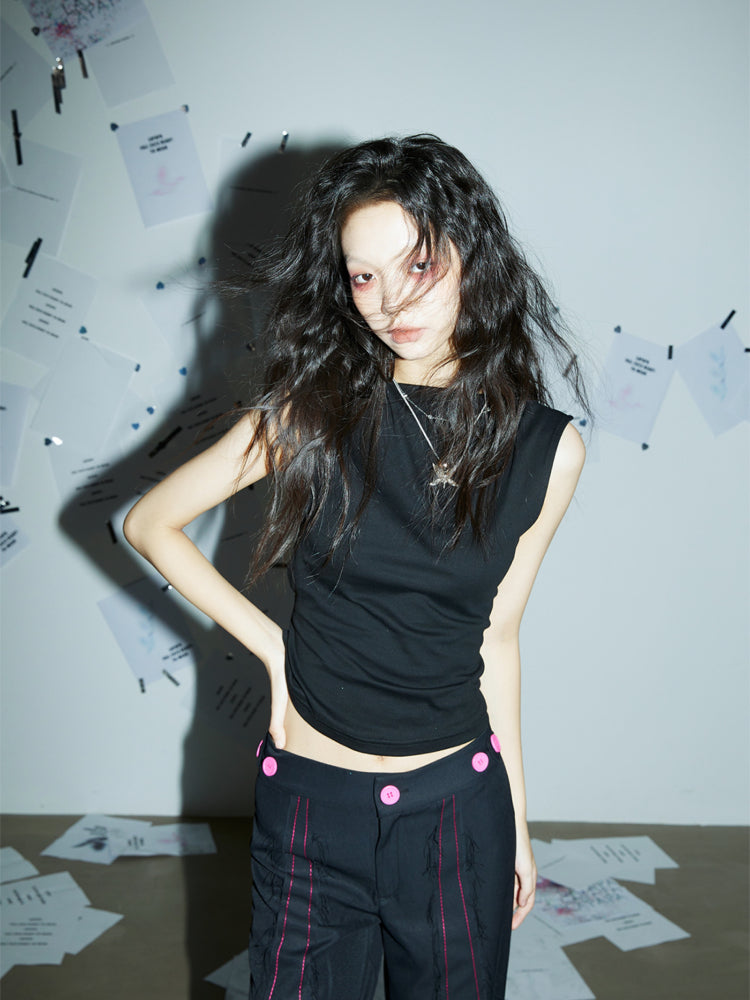 Sexy slim sleeveless inner T-shirt【s0000006330】