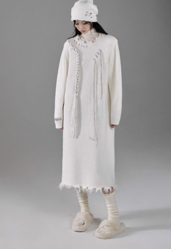 Loose sweater dress【s0000005551】