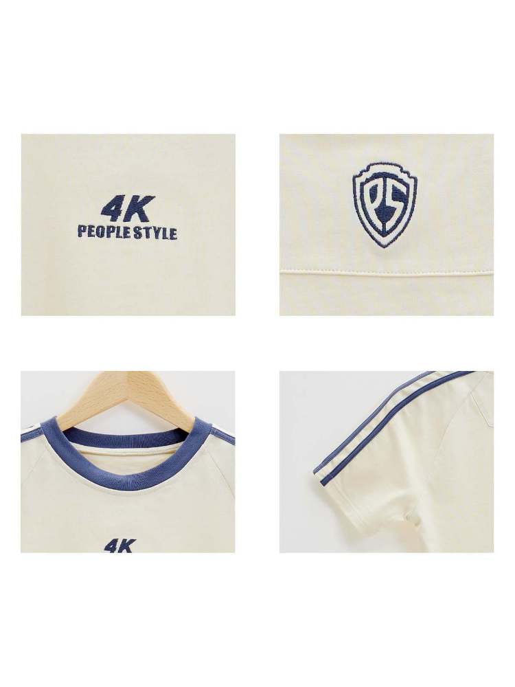 "4K" Simple Casual Plain T-Shirt【s0000006748】