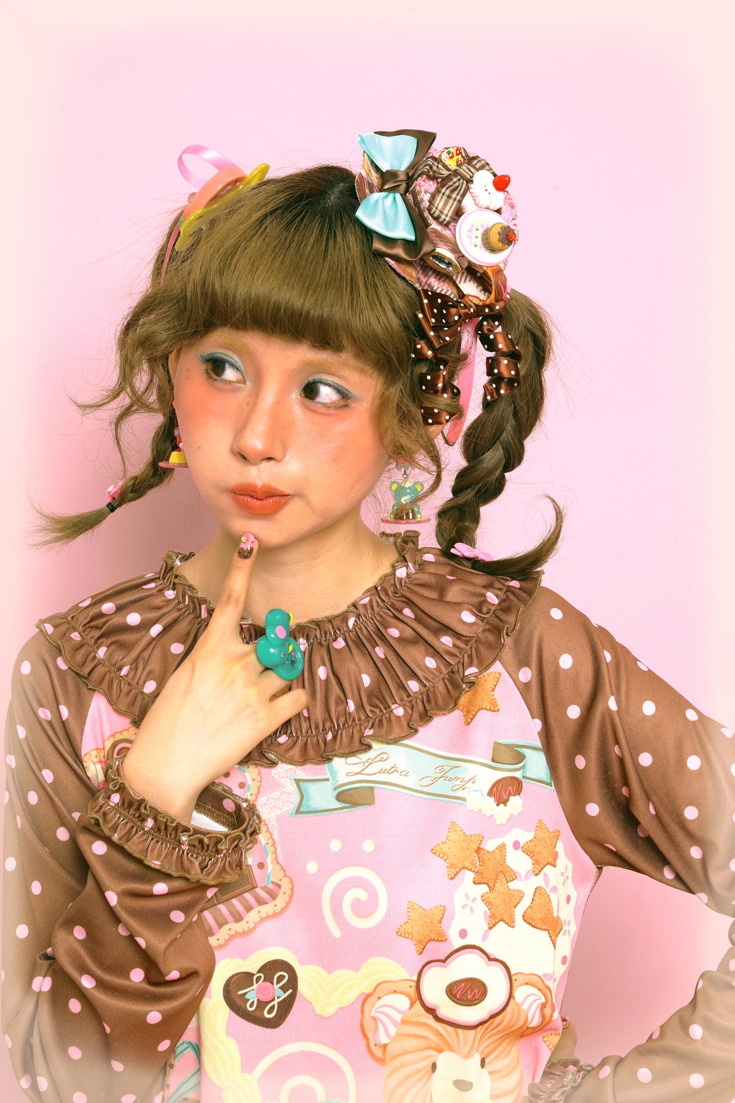 Polka Dot Lace Collar Base Layer【s0000014516】