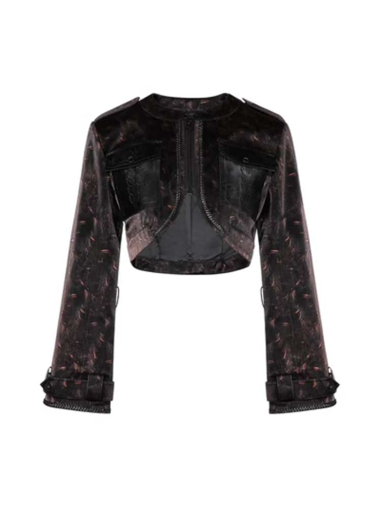 Short Retro Collar Jacket【s0000004030】