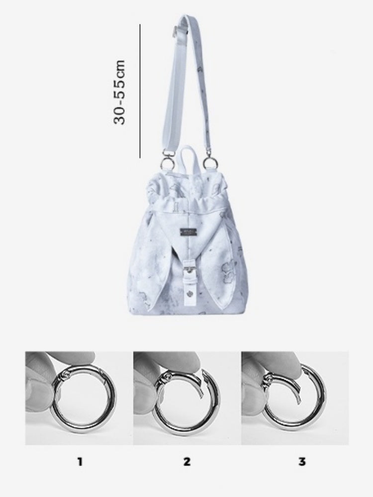 2way Rabbit Ears Backpack Crossbody Bag【s0000012114】