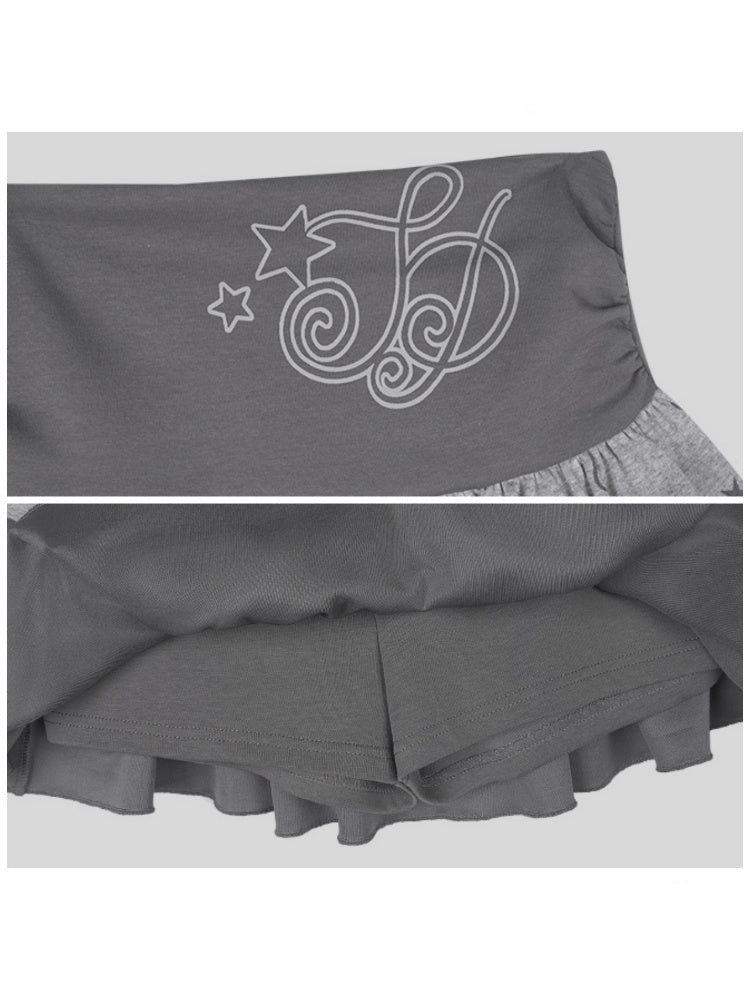 Star Print Cake Short Skirt【s0000013806】