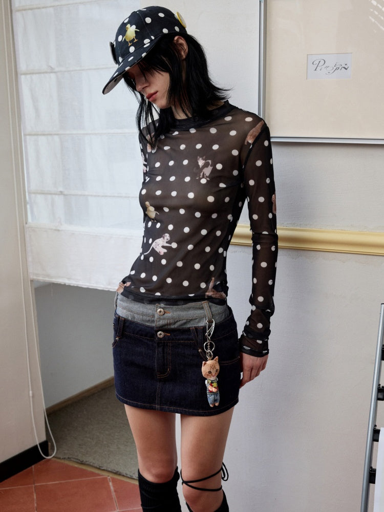 Double Waist Embroidered Hip Hugging Skirt【s0000013853】