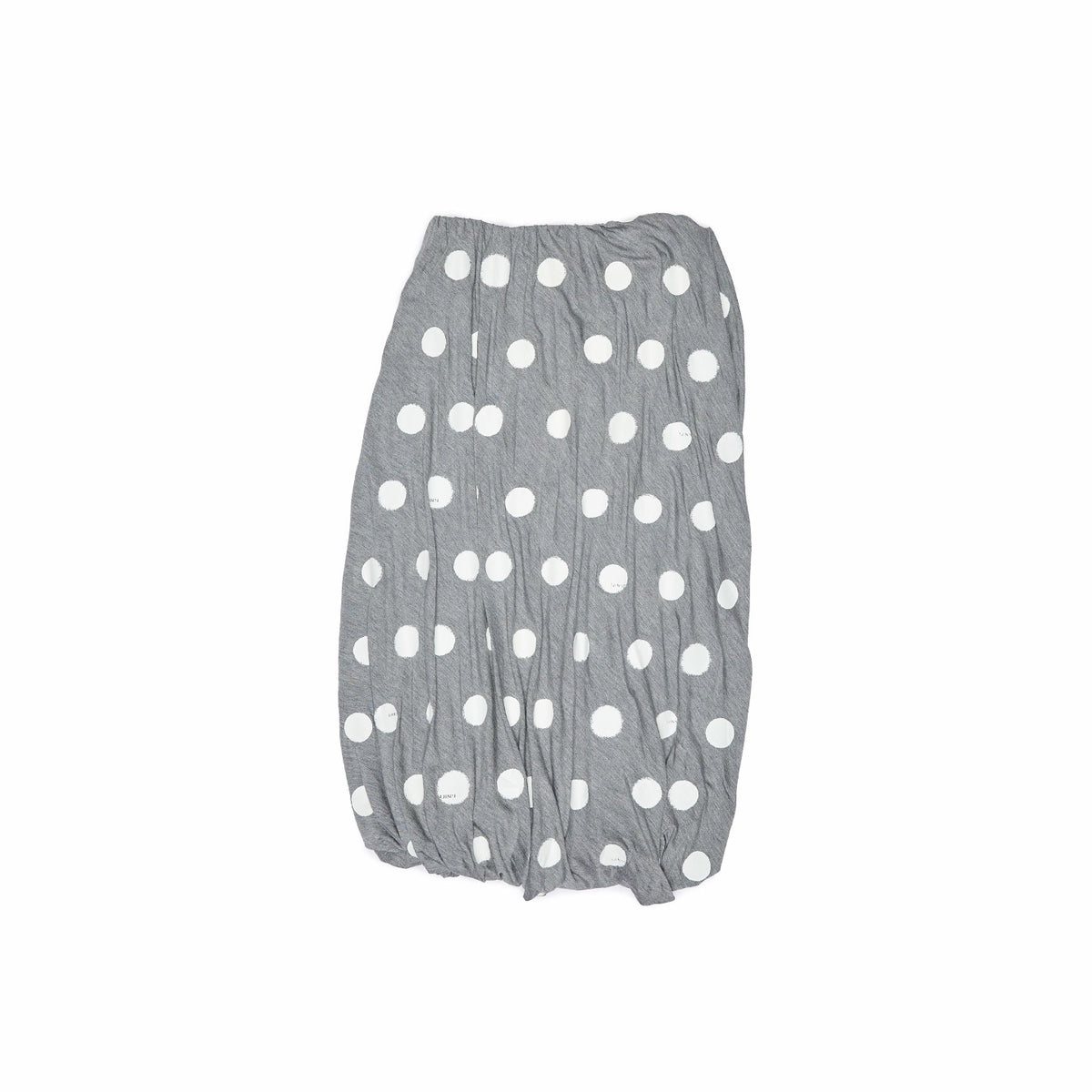 Retro Polka Dot Contrast Three-Dimensional Flower Bud Mid Skirt【s0000014233】