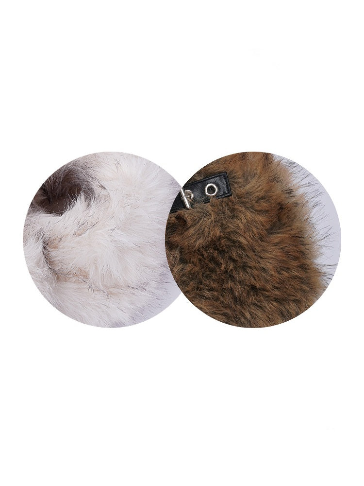 Heavy Industries Plush Panels Warm Bib Neck Versatile Scarf【s0000014984】