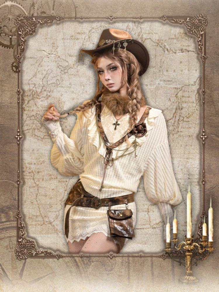 Keychain Big Head Western Cowboy Hat【s0000015310】