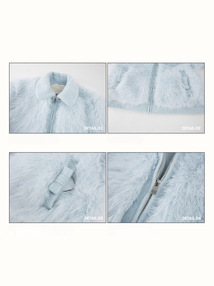 Comfortable Fluffy Doll Collar Furry Coat【s0000015331】